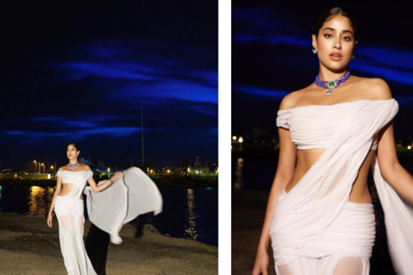 Janhvi Kapoor’s Wet White Saree: A Tribute to Mother Sridevi’s Timeless Elegance at Cannes