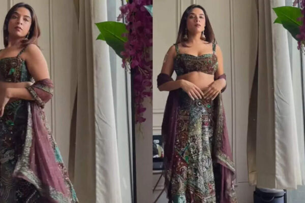 Bedsheet Lehenga: Bedsheet couture? Delhi women turns 20-kilo bedsheet into a pretty custom lehenga | – Times of India