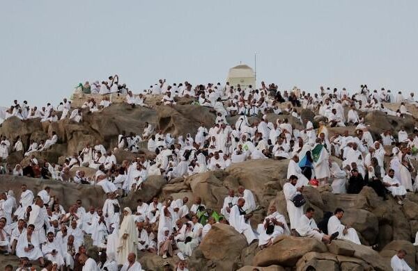 In pictures: Pilgrims pray at Mount Arafat in Hajj apex