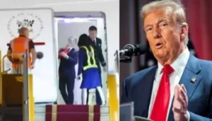 Make sure the door stays closed Trumps interesting response to the question of the French President being slapped by his wife