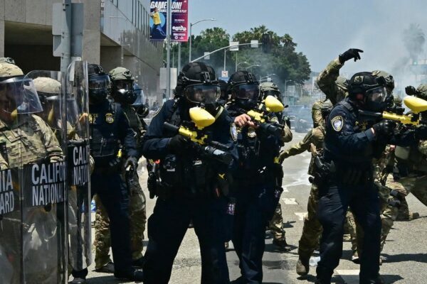 National Guard troops arrive in Los Angeles as immigration enforcement tensions escalate