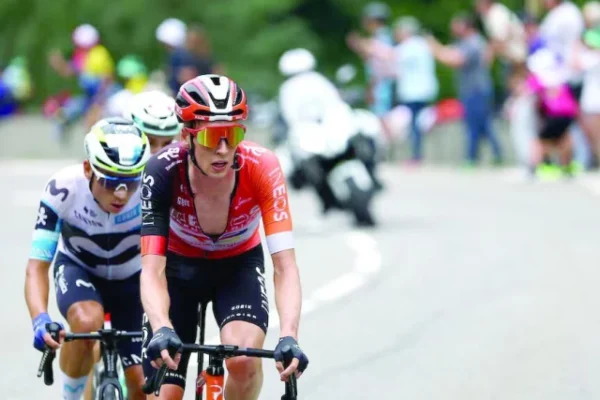ineos grenadiers thymen arensman in action with riders during stage 14 photo reuters