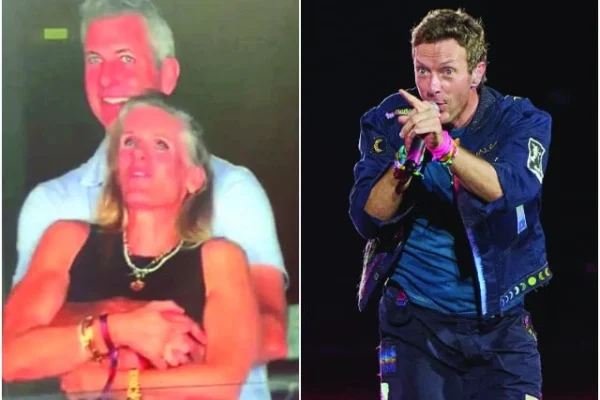 coldplay s chris martin joked on stage that the couple were shy photo file