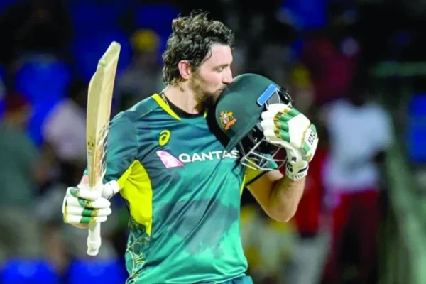 australian tim david hit a century on just 37 balls to power the aussies over the west indies by six wickets in a series clinching victory photo afp