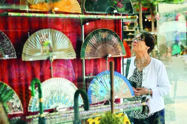 fans of fans say the items are a necessity in the heat photo afp