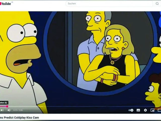 as per dw simpsons did not predict coldplay kiss cam photo dw