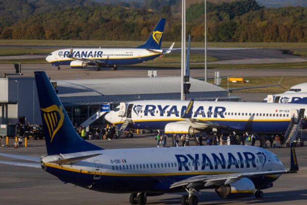 Europe stocks nudge higher despite tariff uncertainty; Ryanair profits soar 128%
