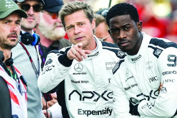 a rude emoji was replaced with a politer one in f1 the movie photo file