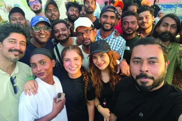 sports thriller starring dananeer and ayesha omar completes filming photo file