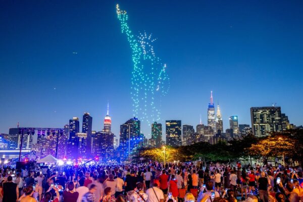 July 4th drone shows will light up skies in dozens of cities this year