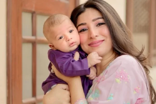 mariyam nafees captured with son eesa on eid photo instagram