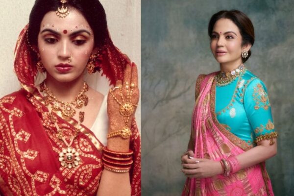 Nita Ambani Exudes Elegance In Gharchola Saree And Heirloom Jewellery News18