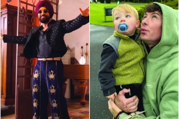 diljit dosanjh and barry keoghan have flaunted the pakistani brand photos file