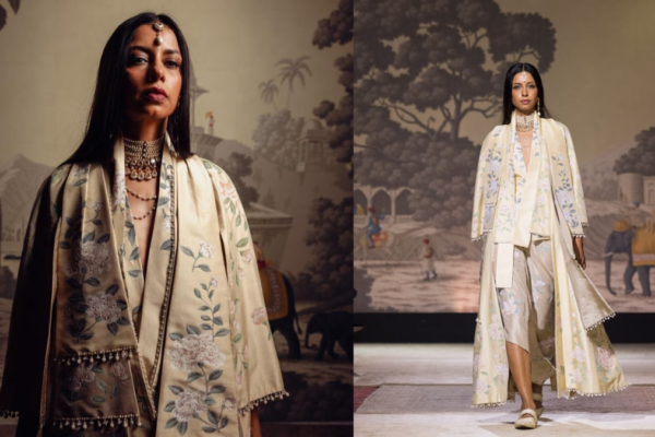 Tarun Tahiliani Reimagines A Hand Painted Silk Panel Into A Couture Jacket News18
