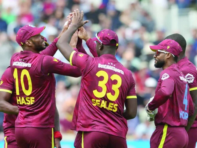 pakistan and west indies will play three t20is and the same number of odis later this month photo afp file
