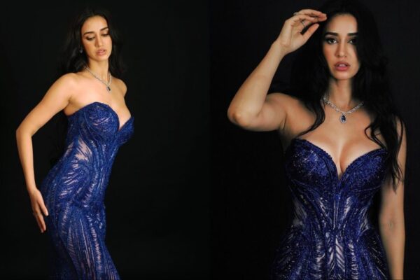 Disha Patani Dazzles In A Cobalt Blue Figure-Hugging Gaurav Gupta Gown News18