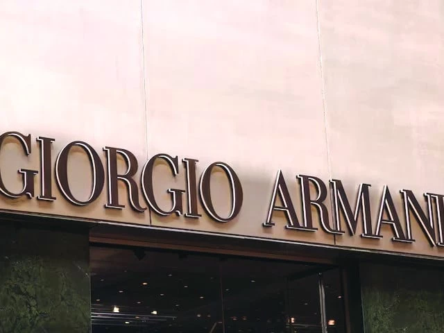 armani faces a 3 5 million fine file photo