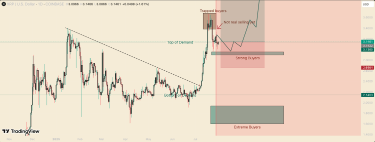 XRP price