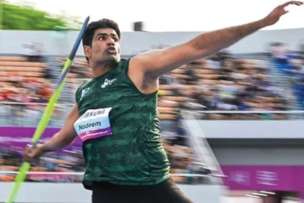 arshad became the first pakistani in 50 years to win gold at the asian athletics championship photo file