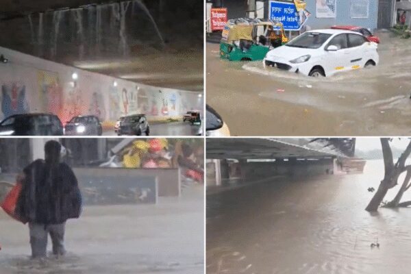 Delhi-NCR rain havoc: Flood alert issued; roads waterlogged, monster traffic jams – top developments | India News – The Times of India