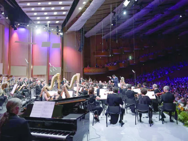 conductor and george enescu festival s artistic director cristian macelaru conducts the orchestre national de france at sala palatului venue in bucharest romania photo reuters