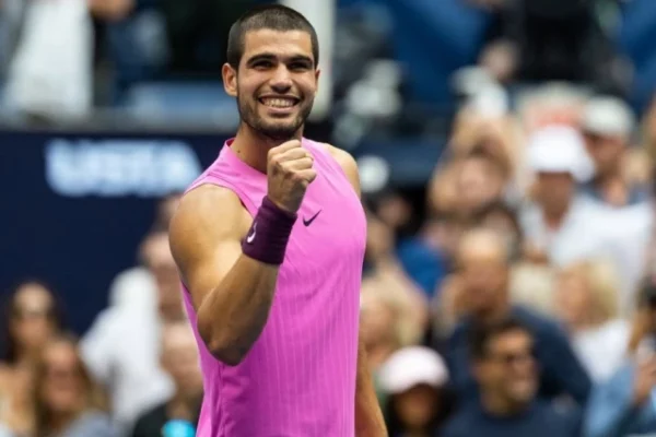 spanish tennis star carlos alcaraz says that president donald trump s presence at the men s us open final tomorrow will be great for tennis photo reuters
