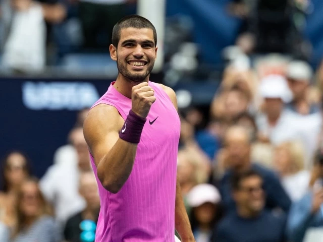 spanish tennis star carlos alcaraz says that president donald trump s presence at the men s us open final tomorrow will be great for tennis photo reuters