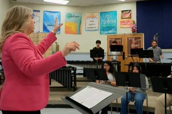 2026 Grammy Music Educator Award honoree strikes a chord with band class: