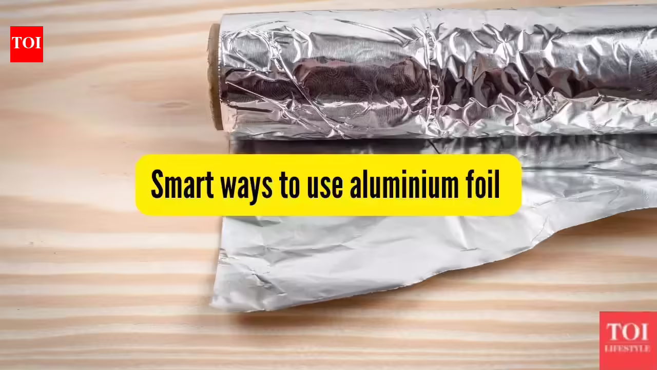 5 smart ways to use aluminium foil in your kitchen | - The Times of India