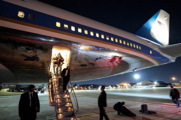 Air Force One, with Trump aboard, turns around after 'minor electrical issue' is identified