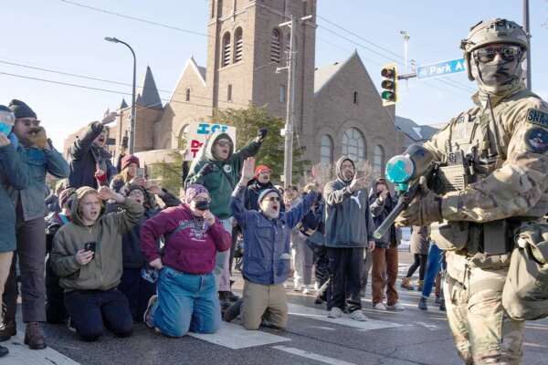 Anti-ICE mob storms Minnesota church over pastor's alleged ties to immigration enforcement