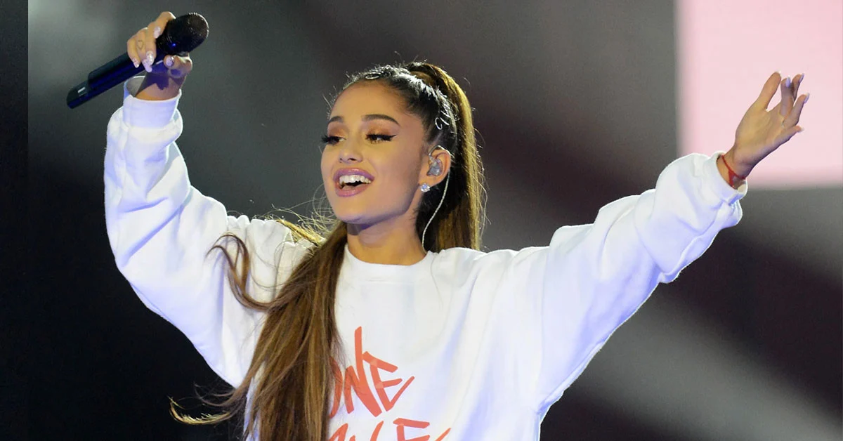 Ariana Grande reveals oversized sweatshirt era came during