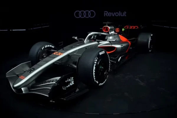 the new audi f1 car is presented in berlin photo reuters