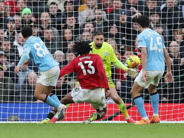 manchester united s patrick dorgu scores their second goal photo reuters