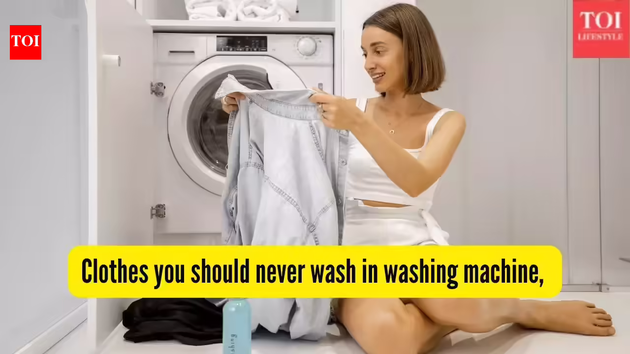 Clothes you should never wash in your washing machine, like ever! - The Times of India