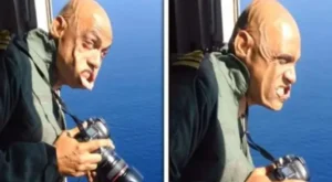 Dangerous photography in 740 kmph winds