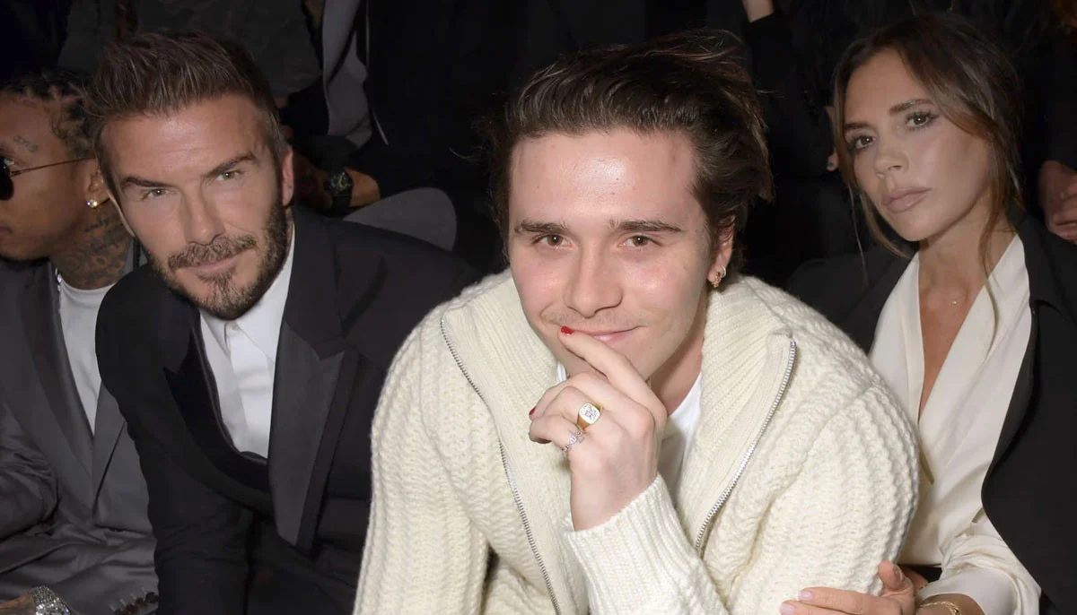 David, Victoria Beckham extend olive branch days after Brooklyn