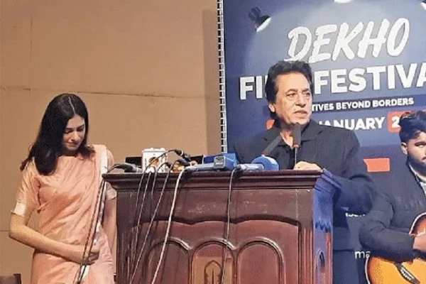 syed noor speaking at the opening ceremony of dekho film festival photo nni