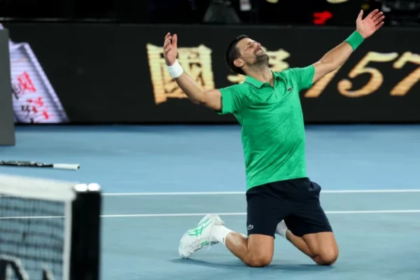 serbia s novak djokovic celebrates winning his semi final match against italy s jannik sinner reuters