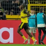 borussia dortmund forward serhou guirassy broke his goalscoring drought with a late strike in tuesday s win over werder bremen photo afp