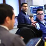 Dow jumps 400 points to session highs as chip, bank stocks rally: Live updates