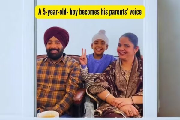 "His parents can't speak, so their 5-year-old son became their voice": How the little one is helping them grow their online business | - The Times of India