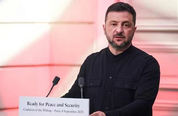 In fiery Davos speech, Zelensky blasts EU, says US 'security guarantees' ready