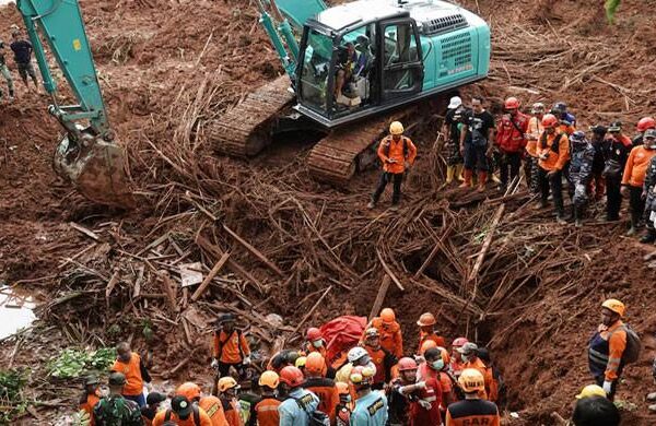 Indonesia landslide kills eight, more than 80 missing