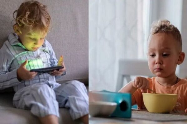 It is dangerous to lure children with mobile phones to feed them, experts say - SUCH TV
