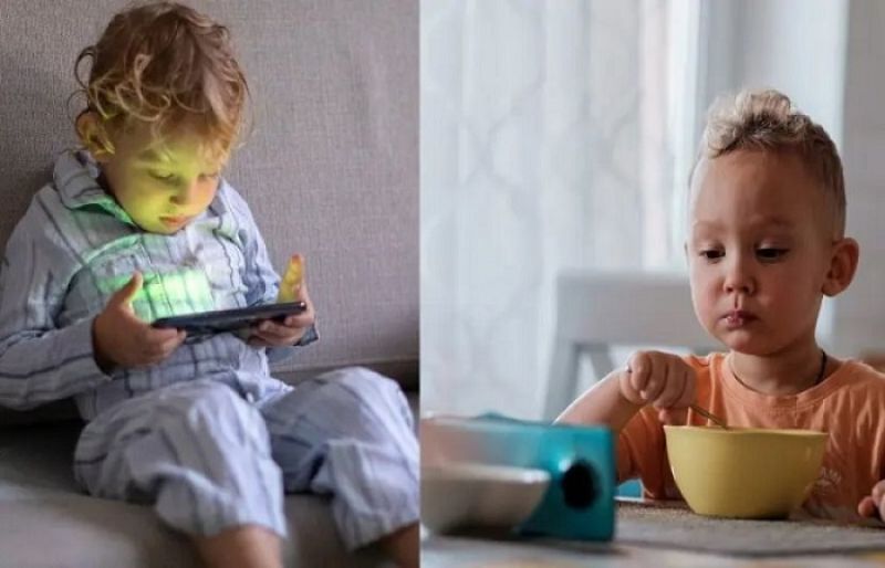 It is dangerous to lure children with mobile phones to feed them, experts say - SUCH TV