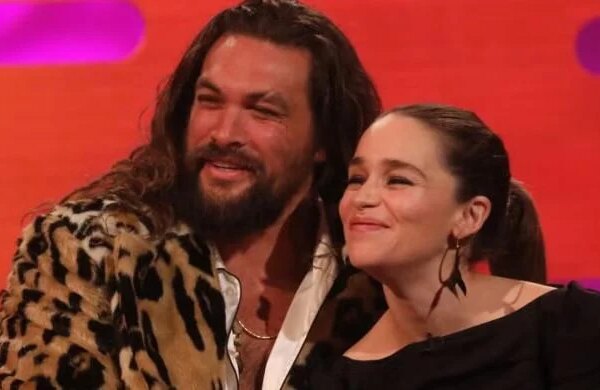 Jason Momoa, Emilia Clarke send fans into frenzy as they reunite