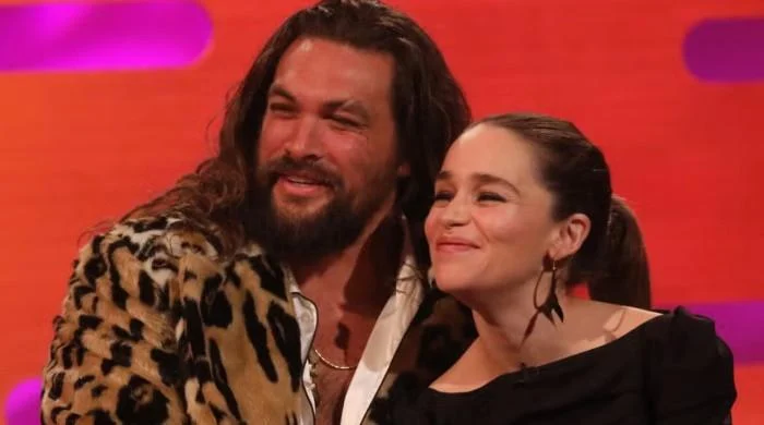 Jason Momoa, Emilia Clarke send fans into frenzy as they reunite