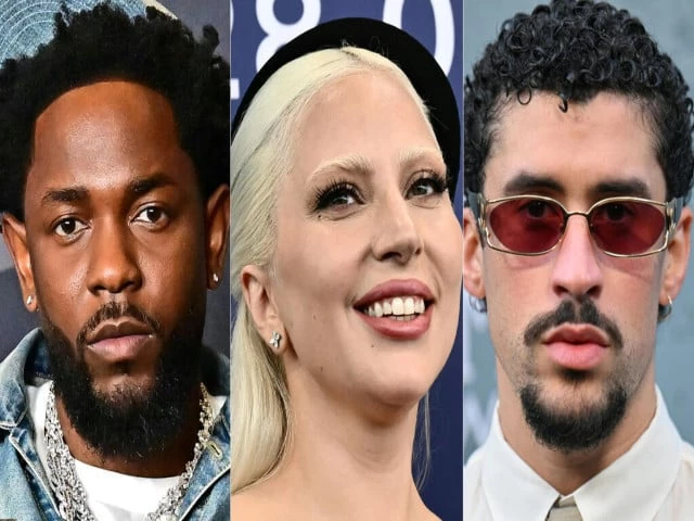 kendrick lamar bad bunny and lady gaga photo afp