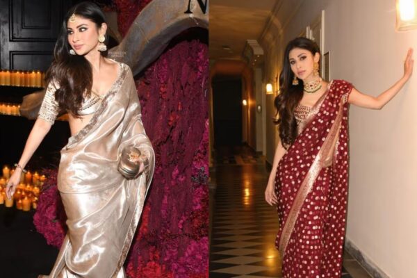 Mouni Roy Stuns In Back To Back Saree Looks; Says She Is Forever A Saree Girl